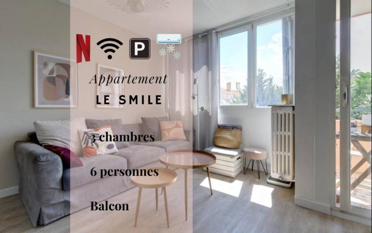 Le Smile - 3 Bedrooms - 8Pers - Parking - Centre Gare Montpellier Kültér fotó